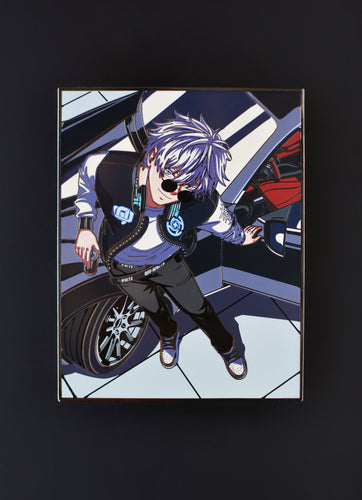 Gojo Satoru pictured with a car wearing streetwear normal clothing. Gojo is looking upwards. The point of view is from a downward angle to see Gojo looking back up. His hand is resting on the car door and the hood of the car with a drink in hand. Satoru Gojo ( 五条 悟 ごじょうさとる Gojō Satoru) is one of the main protagonists of the Jujutsu Kaisen series. Satoru is the pride of the Gojo Clan, the first person to inherit both the Limitless and the Six Eyes in four hundred years. 