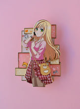 Load image into Gallery viewer, Akane Kinoshita 木之下 茜 Kinoshita Akane Yamada-kun to Lv999 no Koi wo Suru Pin Anime Pins My Love Story with Yamada-kun at Lv999 Loving Yamada at Lv999 山田くんとLv999の恋をする Akito Yamada 山田 秋斗 Yamada Akito Pin Akane Pin Yamada Pin Collectibles Kevin